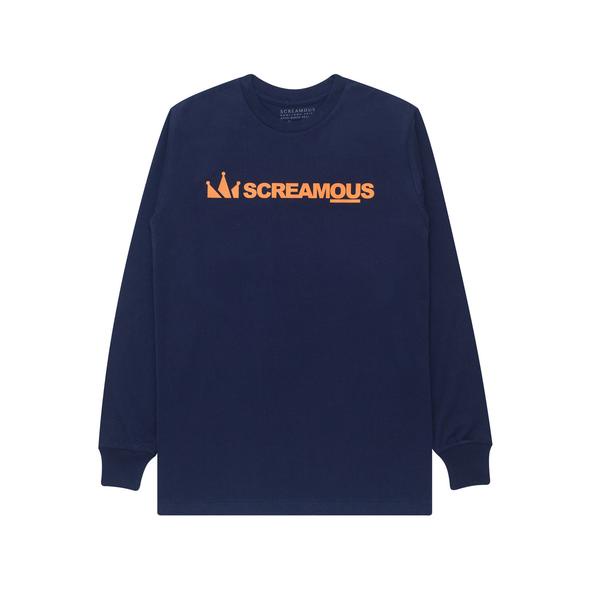 KAOS LENGAN PANJANG SCREAMOUS | LEGEND DEEP YELLOW NAVY