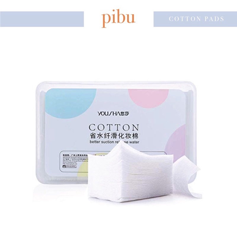 Facial Cotton Pad 1000pcs / Kapas Pembersih Wajah -Lilac