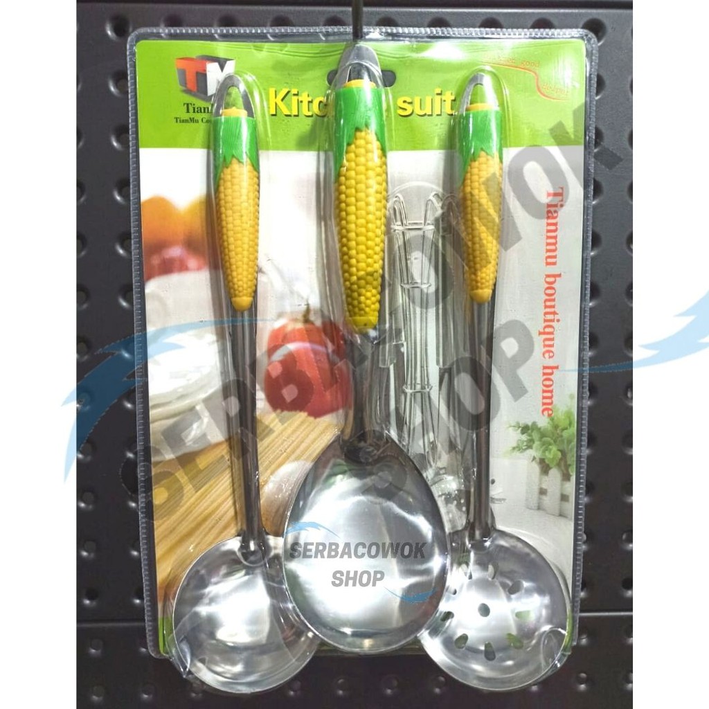 Kitchen Set Suit Peralatan Dapur 3 Pcs Alat Masak K 645 Termurah Berkualitas