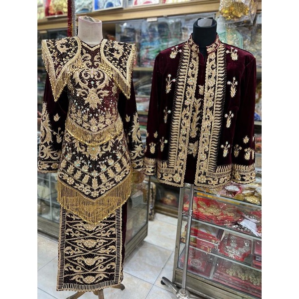 Baju pengantin adat padang, baju anak daro rantau pesisir