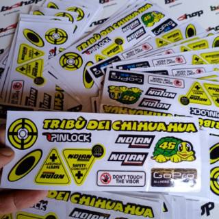 Stiker helm visor warning kaca INK KYT SHOEI AGV NHK ZEUS Stiker helm visor warning kaca INK KYT SHOEI AGV NHK ZEUS