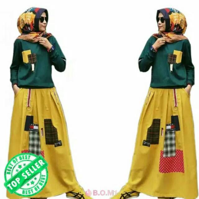 Setelan muslim, setelan muslim murah, gamis, dress, hijab