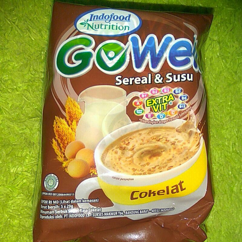 

Gowell sereal & susu sachet