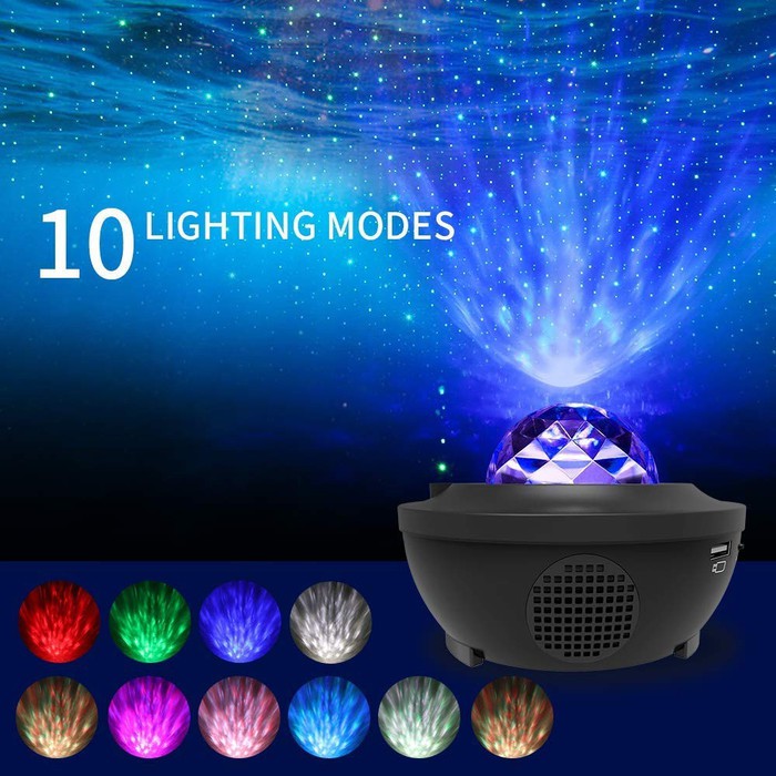 Lampu Proyektor Langit tidur Malam Berbintang 2 In 1 untuk Pesta LAMPU PROYEKTOR DENGAN SPEAKER LANGIT MALAM BINTANG 2IN1 GALAXY NEBULA LAMP STARRY PROJECTOR LIGHT LAMPU TIDUR