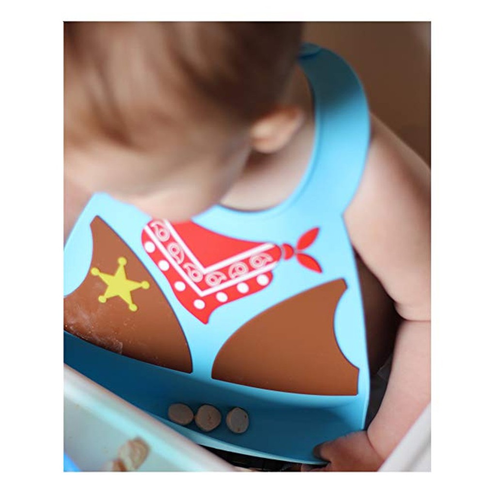 SLB11 SLABER NUBY SILICONE BIB TATAKAN MAKAN ANAK