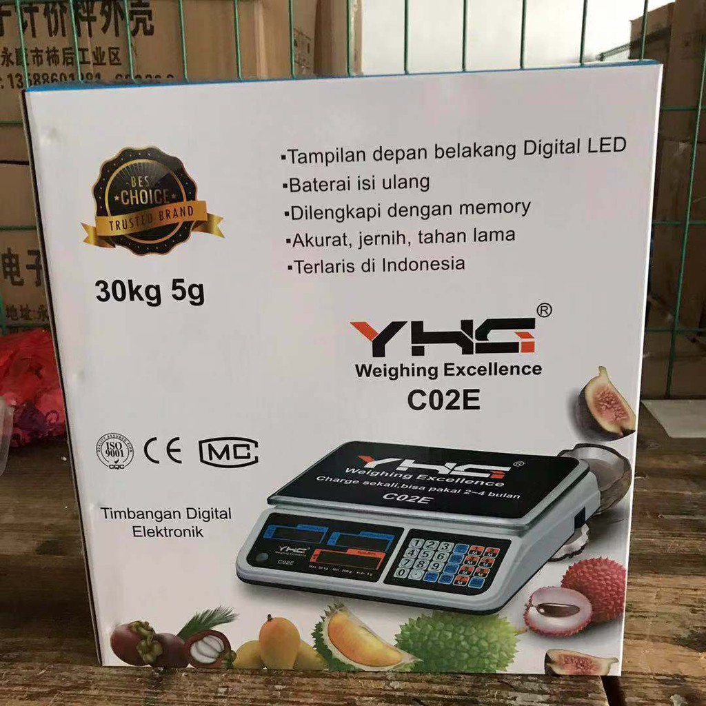 Timbangan Digital Meja Laundry Barang Dapur YHG GA-30K 30kg 5g