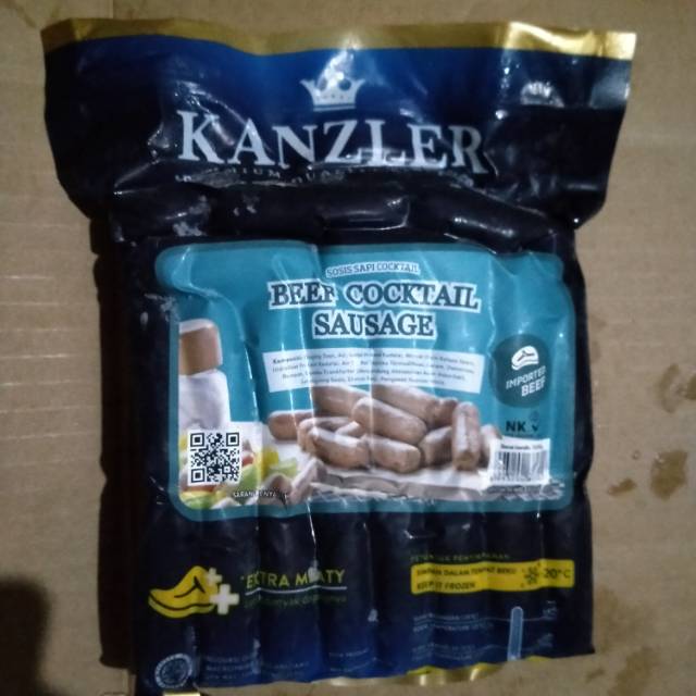 

Beef cocktail sausage berat 500 gram