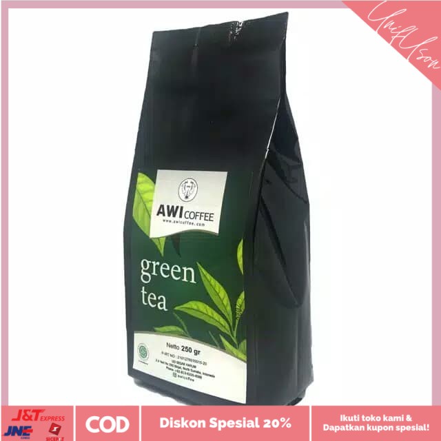 

⭐COD⭐ AWI GREEN TEA 900g Super Pekoe | Teh Hijau Super Pecko Pecco