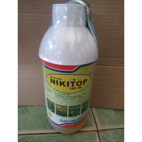 Herbisida Sistemik NIKITOP 160 SL Racun Rumput  isi 1 Liter