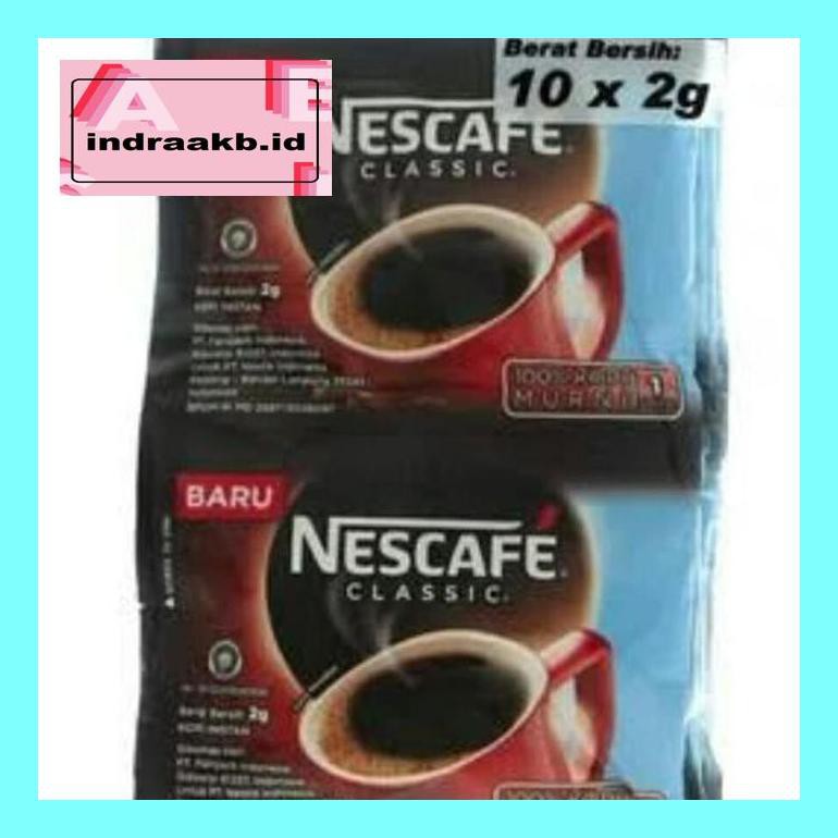 

Kops05X Kopi Nescafe Classic Sachet 2 Gr Cof05Sc
