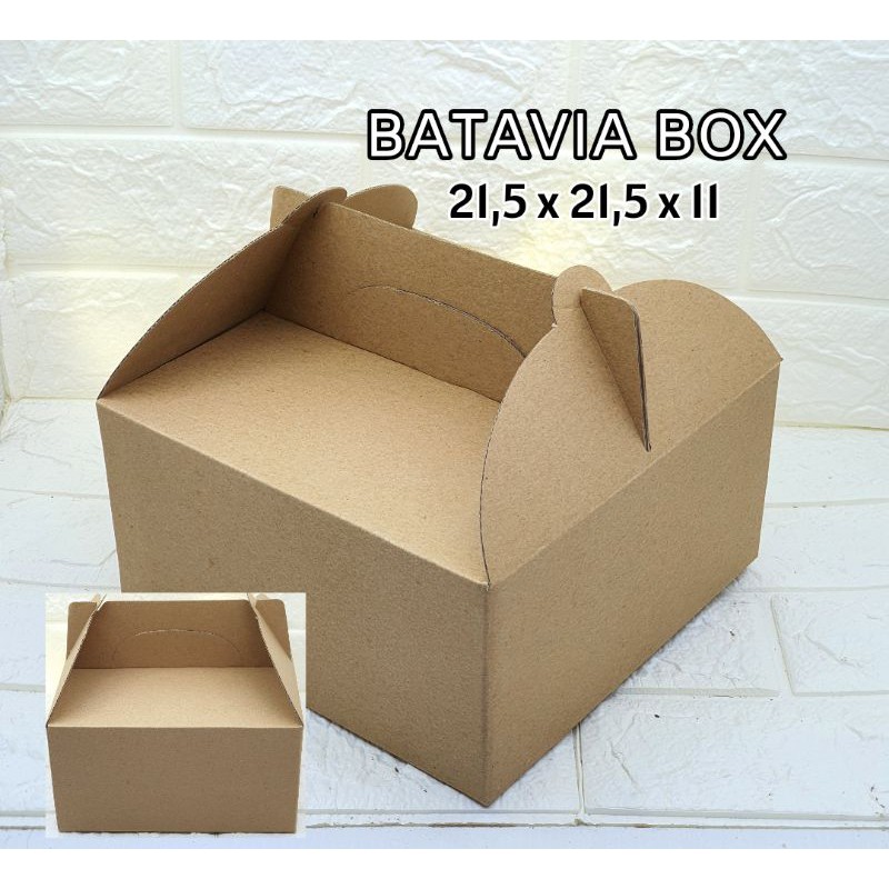 

Box Delivery Takeaway Gift uk 21,5x21,5x11 cm