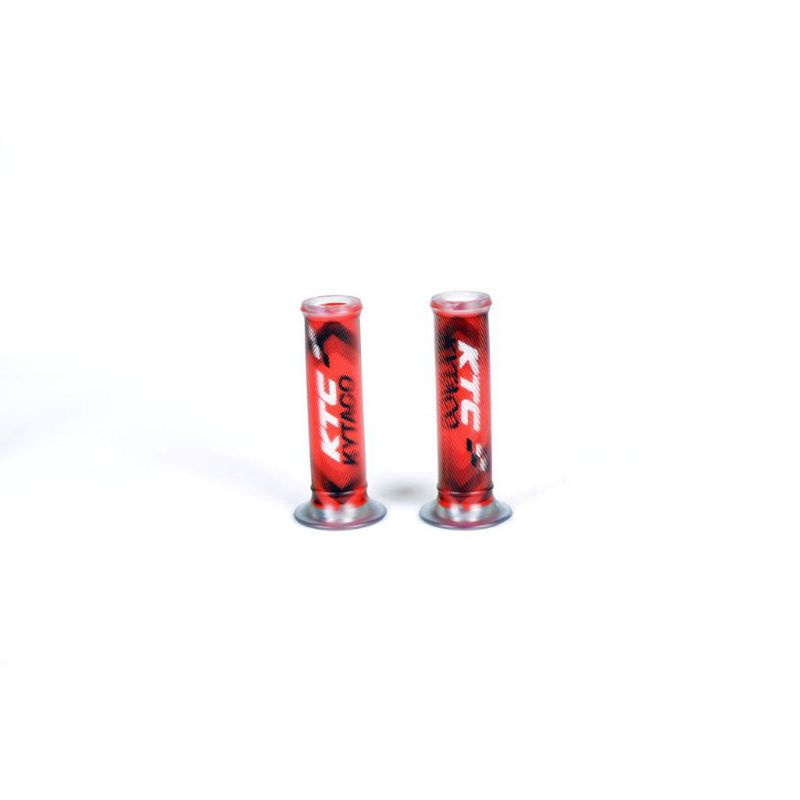 Handgrip/sarung gas motor karbon motif Ktc kytaco merah beat Vario KLX CRF KTM Mio dll