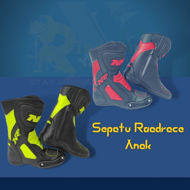 Sepatu Roadrace anak/ Sepatu balap motor anak