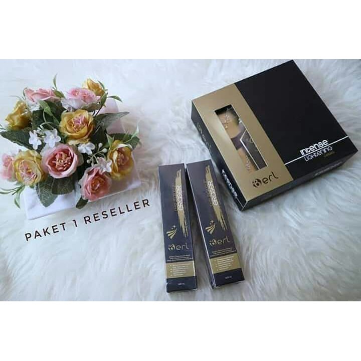 Paket 1 Reseller B Erl Cosmetics mencerahkan kulit wajah,memghilangkan flex dan membersihkan
