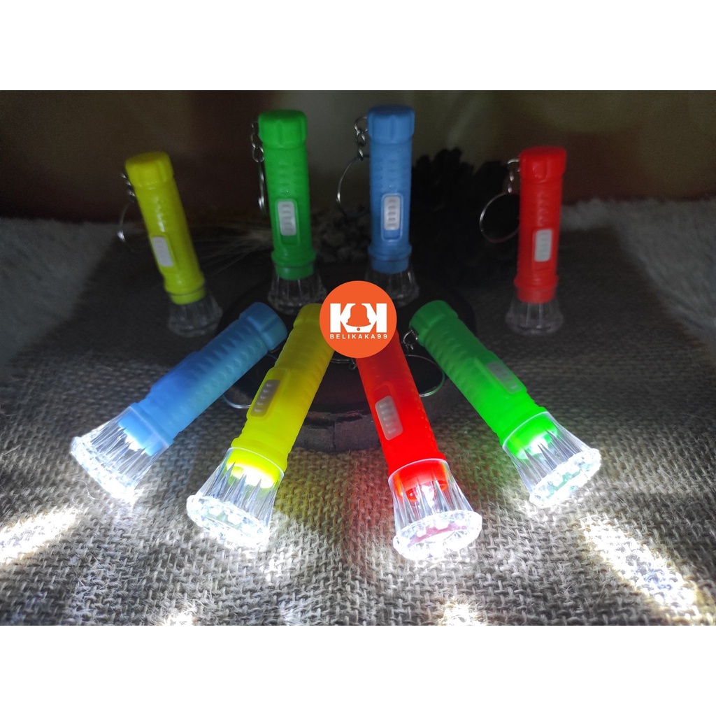 GANTUNGAN KUNCI SENTER MINI LED WARNA WARNI / GANTUNGAN KUNCI SENTER LED MINI WARNA WARNI / GANTUNGAN SENTER MINI / SENTER KECIL / SENTER MINI / GANTUNGAN SENTER LED MINI / SENTER MINI GANTUNGAN / SENTER GANTUNGAN / SENTER LED GANTUNGAN