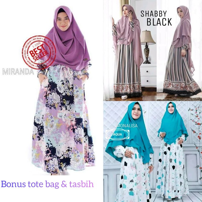 Open Po Sahara Syari/Gamis Hits /Gamis Original/Gamis Tsq/Gami WU100  Wolfis Monalisa Syari Orgina