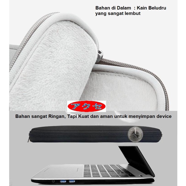Sleeve case Cover Laptop sarung notebook Razer 15 17 Inch