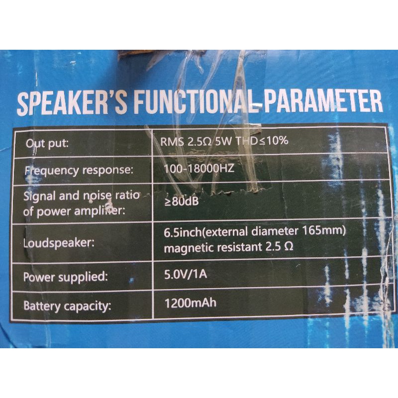 Speaker JBK-631 6,5inch Returan/Rusak