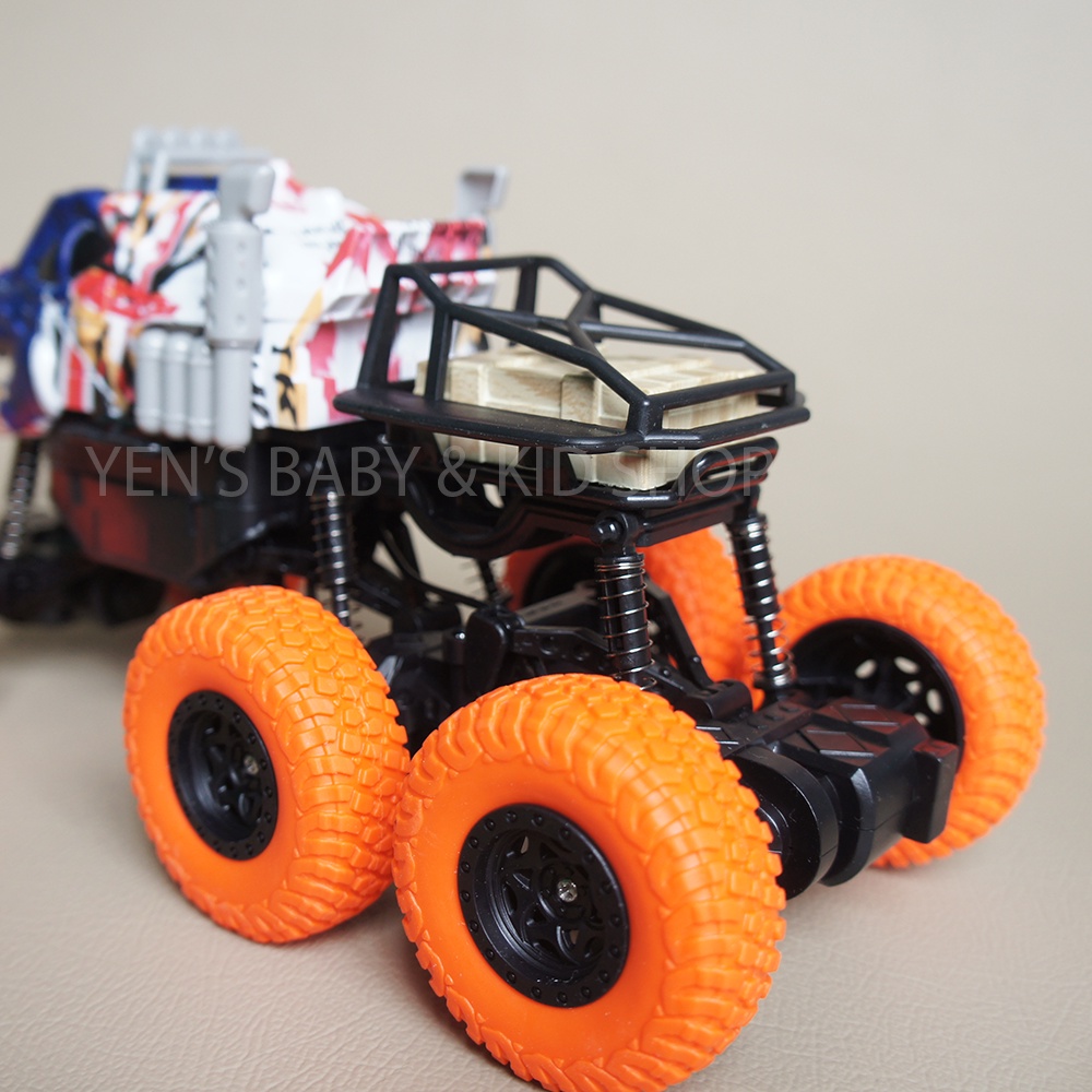 Mobil Beast Remote Control Crawler 6 Roda Cas 6x4 - Mainan RC Car