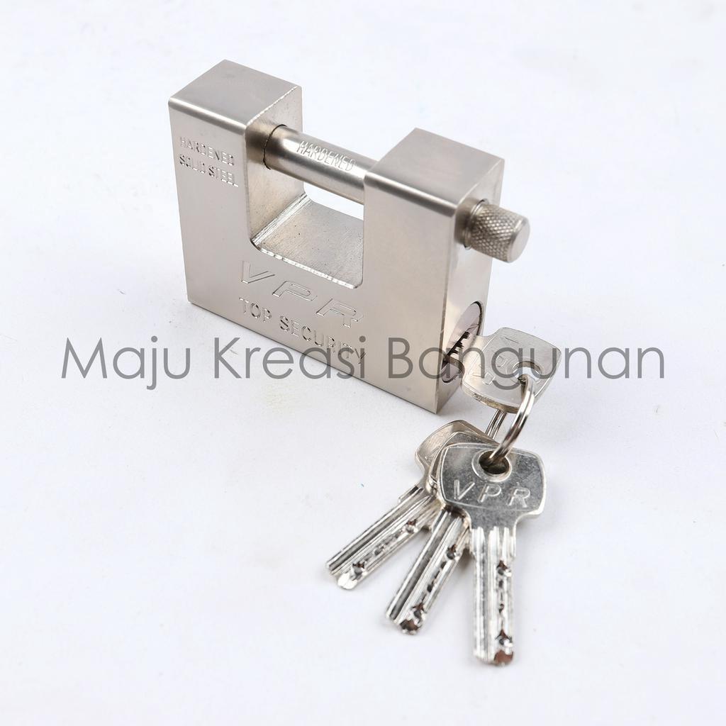 Gembok Panzer VPR 84mm Pagar Gudang Rumah Anti Potong Top Security Hardened Steel Panser Kotak 84 mm