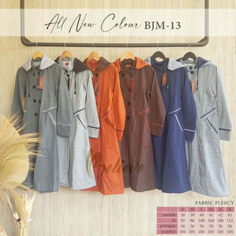 JAKET MUSLIMAH BELIEVE BJM-13/JAKET MUSLIMAH