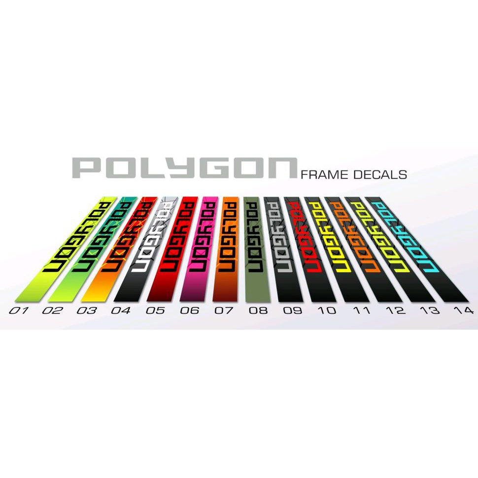 Decal Frame Polygon Xtrada 6