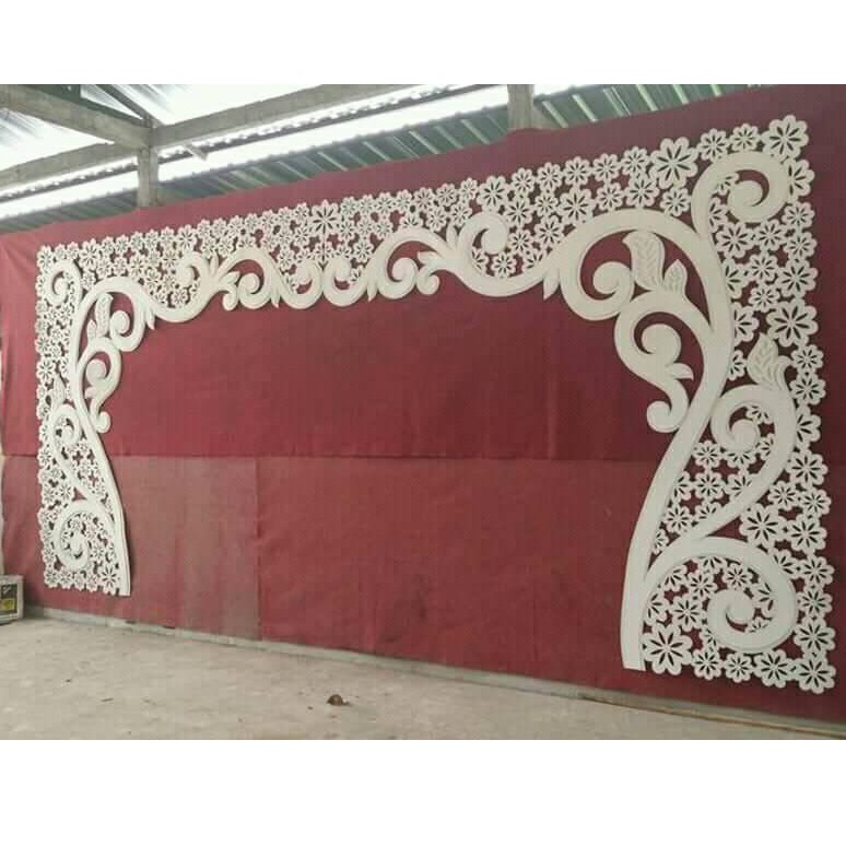 ukir spon karet dekorasi