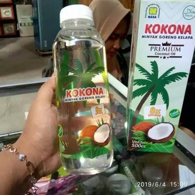 

KOKONA minyak goreng sehat Nasa/sari kelapa