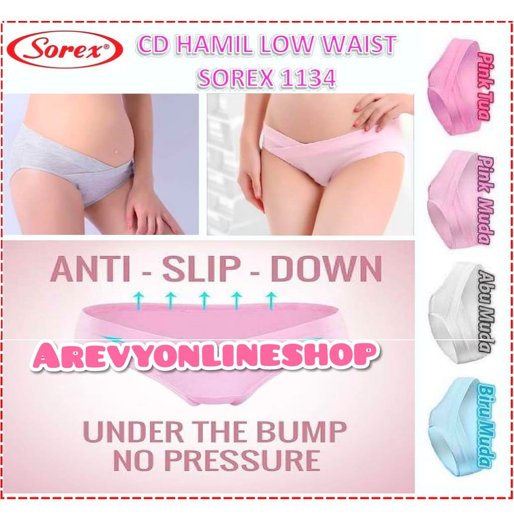 SOREX  CD Hamil Mini Polos / Celana Dalam Ibu Wanita Hamil 1134 / 1138 / 1140 / 1141 Maternity Panty