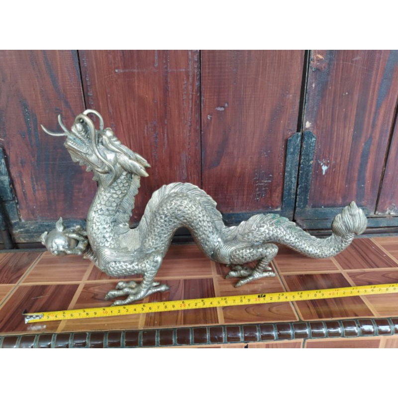 Patung Naga Ukuran Besar Liong Langka