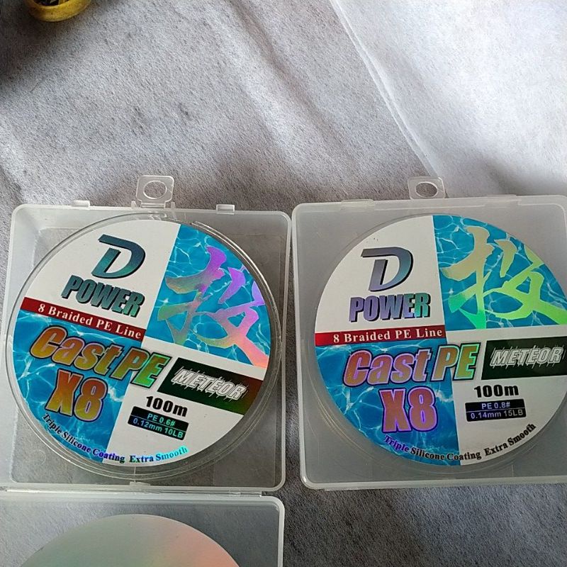 D Power Senar PE 100 M Cast PE X8