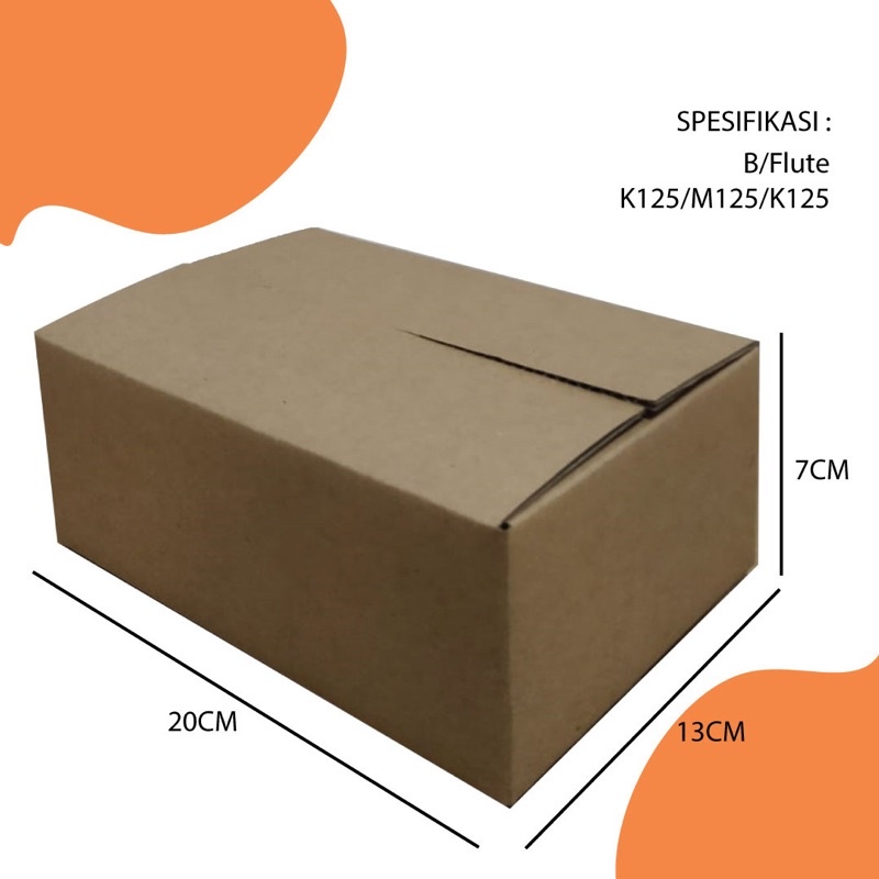 

Box kemasan uk. 20 x 13 x 7 cm