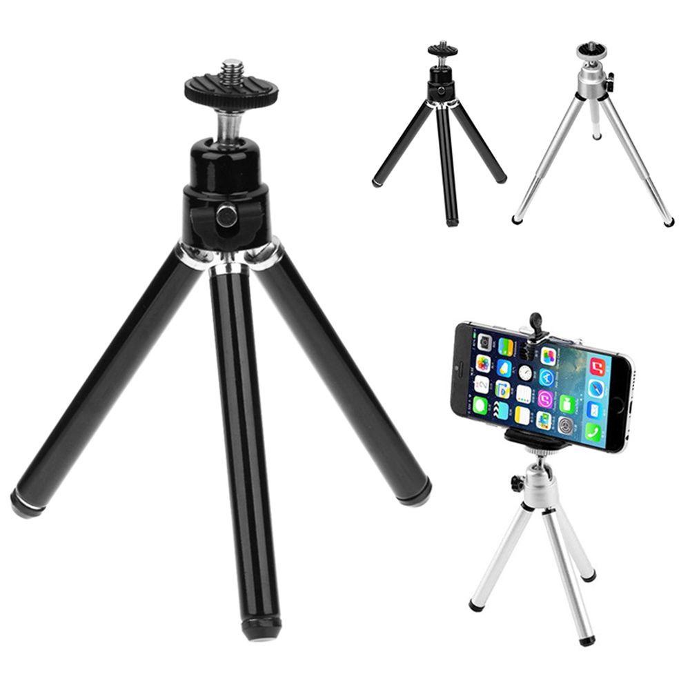 Agustinina Tripod Portable 2bagian Selfie Telepon Fleksibel Untuk Kamera Proyektor Phone Stand Holder