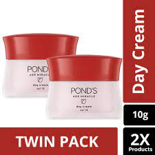 [Twin Pack] POND'S AGE MIRACLE DAY - NIGHT CREAM  10gr x2