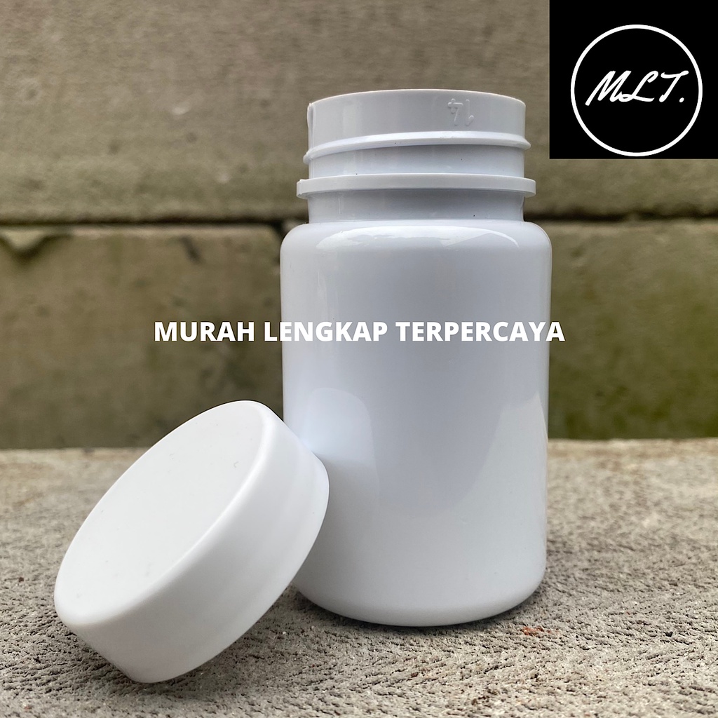 BOTOL BULAT 135ML PUTIH / BOTOL TABLET 135ML PUTIH BOTOL TABLET BULAT 135 ML PUTIH