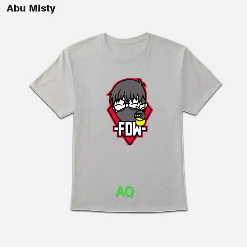 KAOS ANAK FDW GAMERS YOUTUBERS