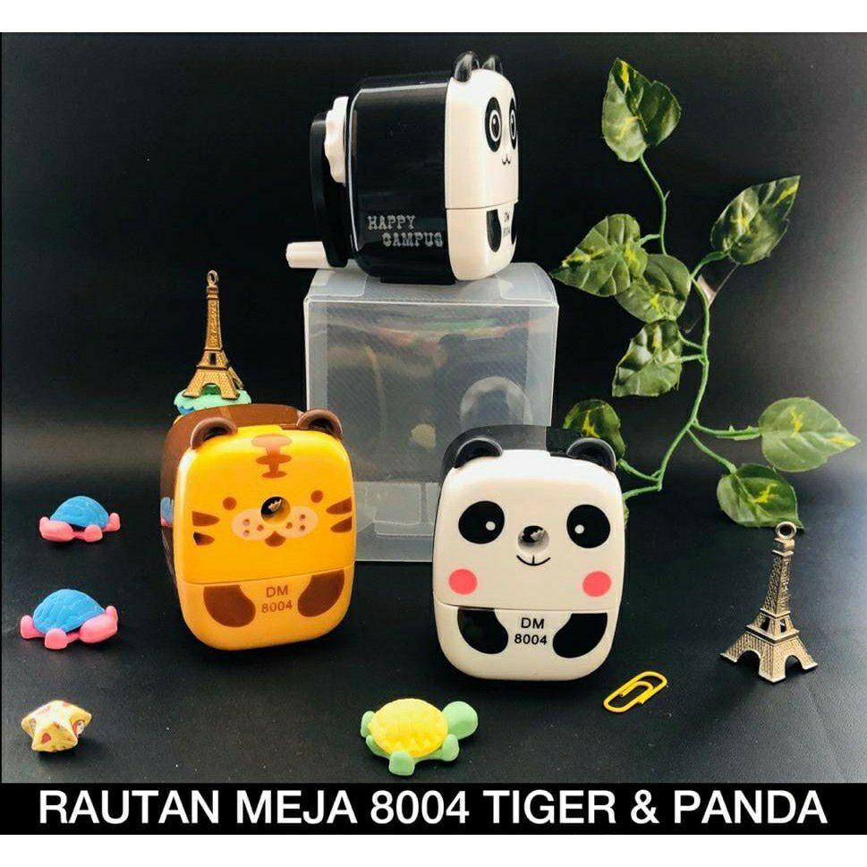 SERUTAN PENSIL MEJA RAUTAN PENSIL PENCIL SHARPENER MODEL TIGER HARIMAU