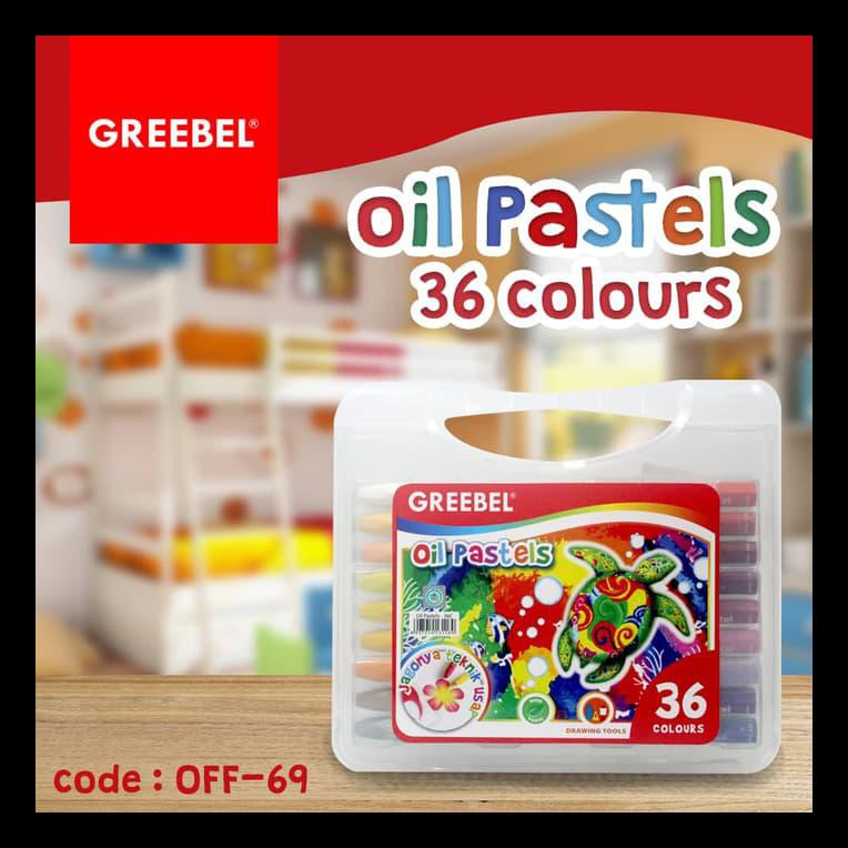 

READY STOK GREEBEL 36 WARNA CRAYON OIL PASTEL SET 36 COLOR ALAT KESENIAN - OFF-69 PERALATAN MELUKIS