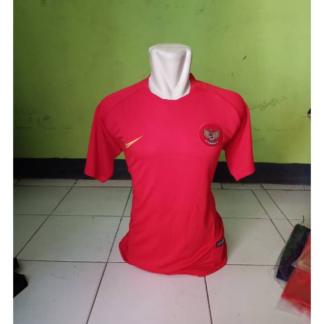 Jersey kaos baju bola timnas indonesia home grade ori