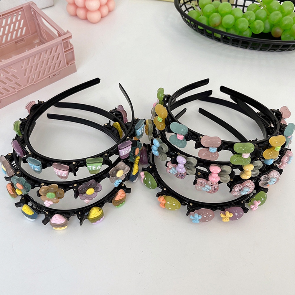 Bando Rambut Model Kepang Luminous Glowing Untuk Anak