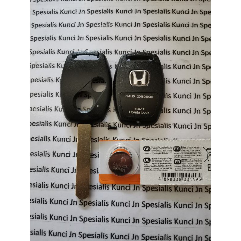 casing kunci mobil honda jazz, crv, freed, Mobillio, Brio lama, plus batrai