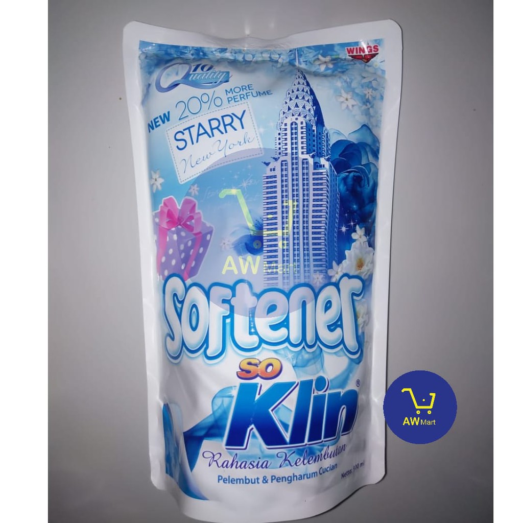 Pewangi Pakaian Softener Soklin REFILL 900ml (DARI PABRIK LANGSUNG) softener pakaian soklin