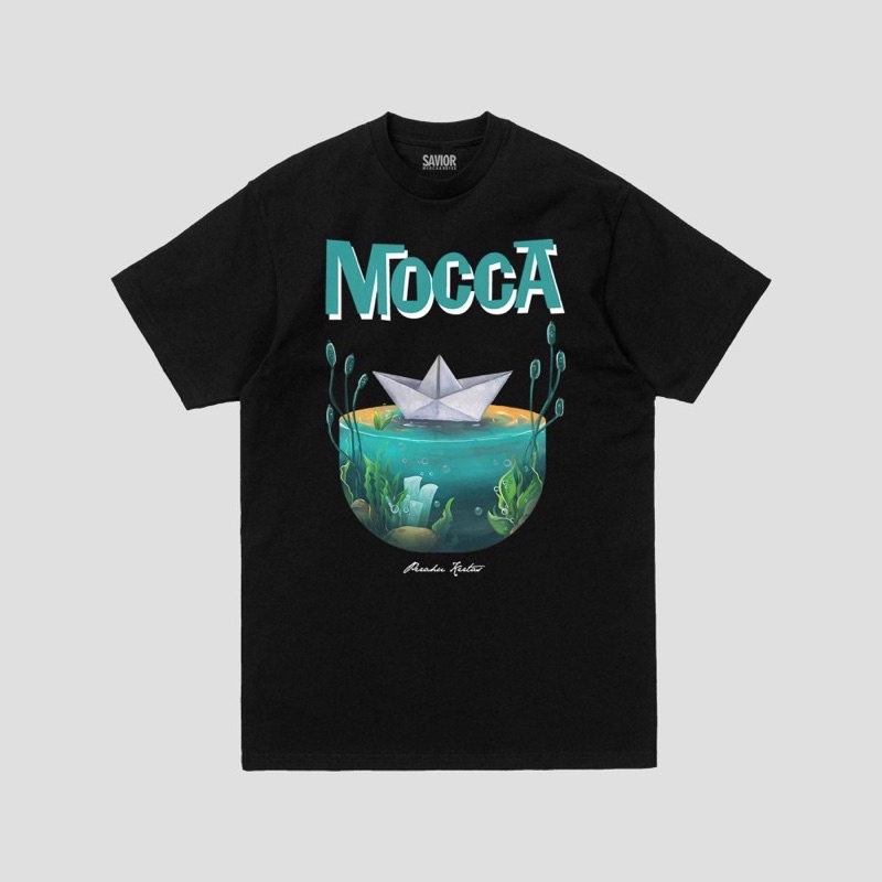 Kaos band MOCCA - perahu kertas