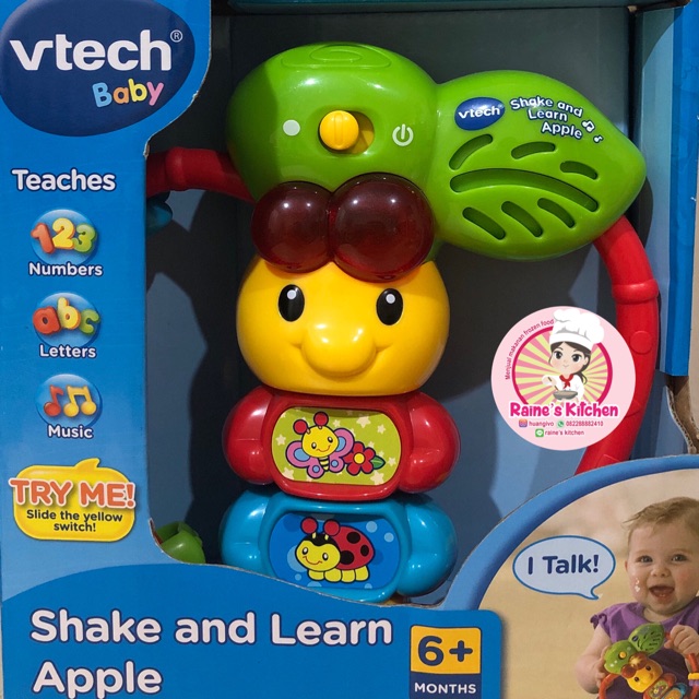 VTECH Shake and Learn Apple / baby toys / mainan bayi / baby rattle / teether baby / musical toy