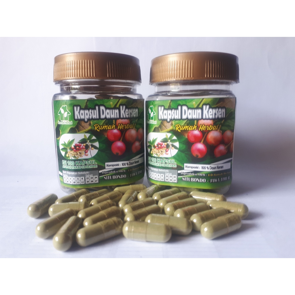 

Kapsul Daun Kersen Isi 100 pcs