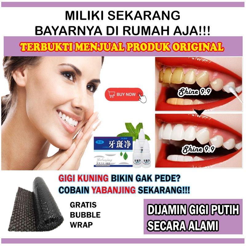 Pemutih Gigi - Obat Pemutih Gigi - Perontok Karang Gigi Yabanjing - Pemutih Gigi Kuning Original COD