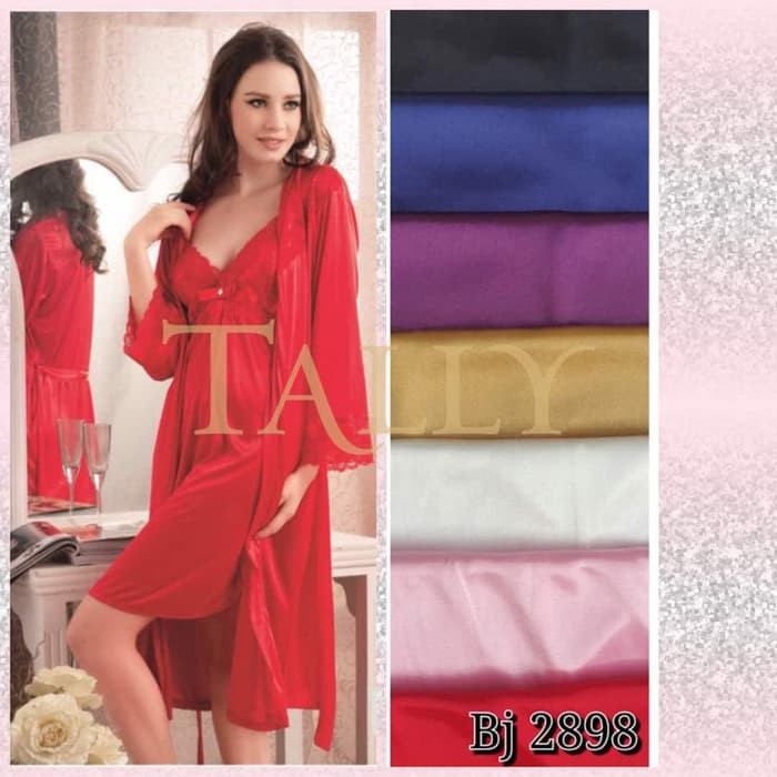 TALLY Bj 2898 Baju tidur Seksi lingerie Satin