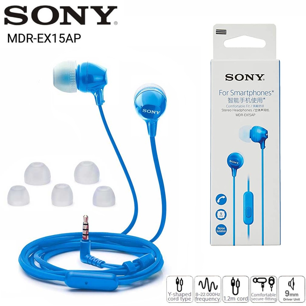 Earphone Sony MDR-EX15AP with Microphone