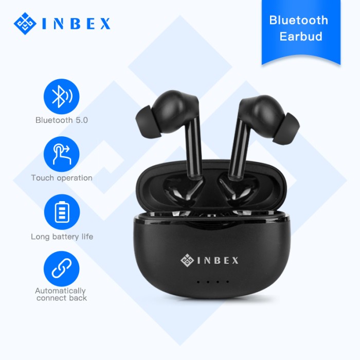 Headset Gaming COD Earphone Handsfree Extra Bass Z5I1 INBEX Wireless Bluetooth TWS BuiltinMic