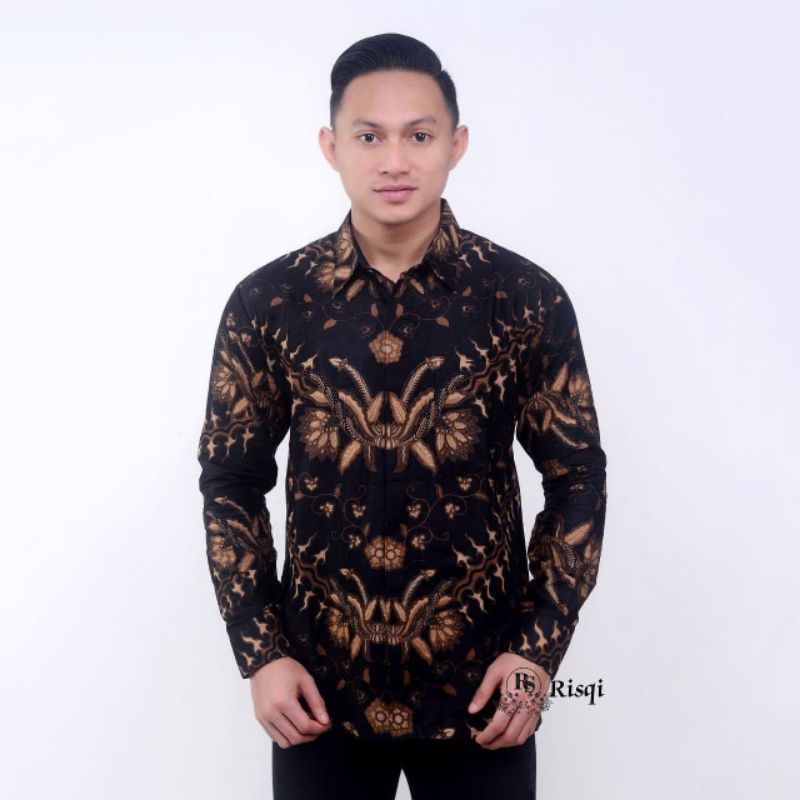 kemeja batik lengan panjang size m l xl xxl xxxl terlaris termurah terbaru